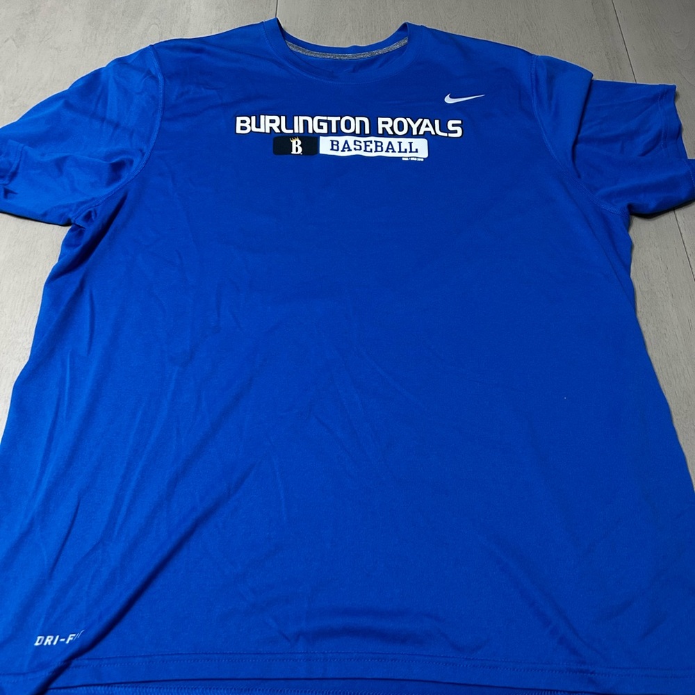 Burlington royals Nike baseball shirt size xxl
